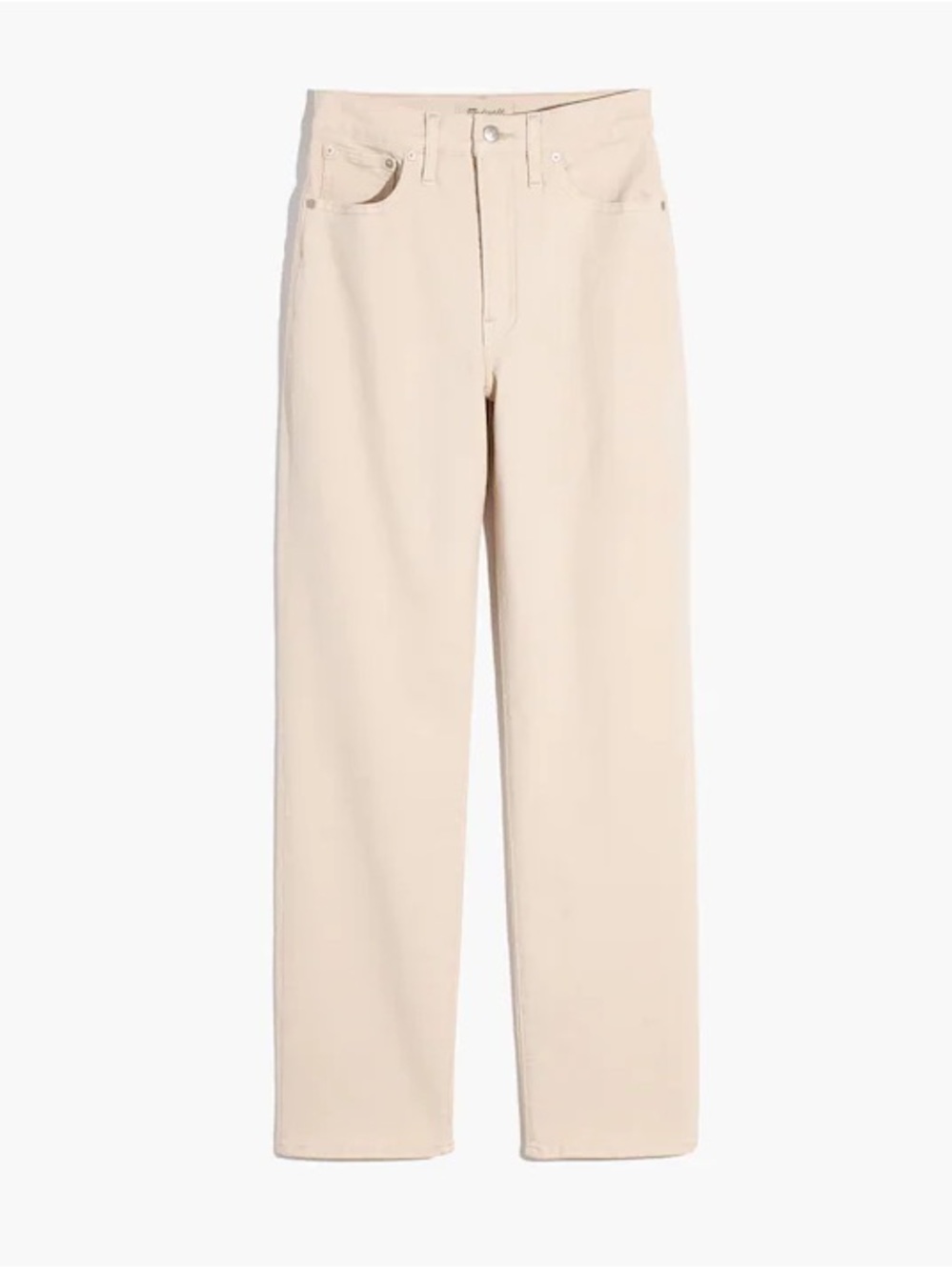 Madewell Off-White High-Rise Jeans